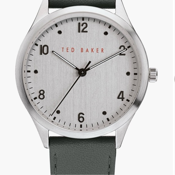 TED BAKER Manhatt Leather Strap 40mm Watch
